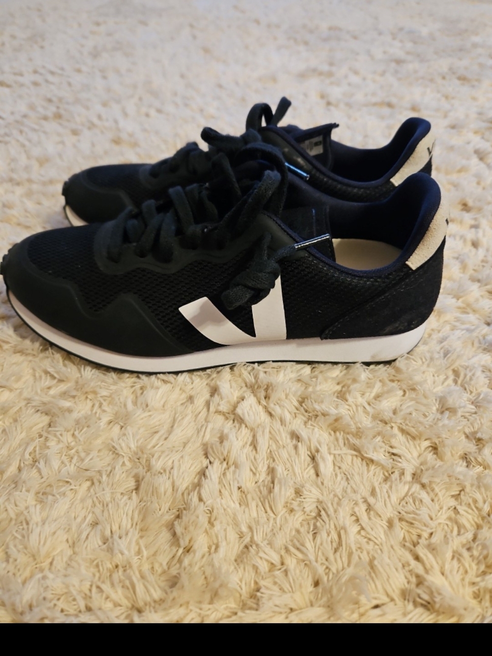 Veja Black and White Sneakers - Picture 3 of 6